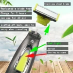 Electric Shaver For Men Women USB Rechargeable Shaver Portable Full Body Trimmer T Shaped Blade Razor For Armpit For Washable - Image 3