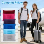 2pcs Comfortable Inflatable Pillow for Office, Car, Camping, Hiking, and Napping - Supports Neck and Lumbar - Image 17