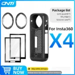 Accessories Set for Insta360 X3 X4 X5 Lens Guard Screen Protector Storage Bag Silicone Case Lens Cap Protective Frame Insta 360 - Image 10