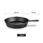 Cast Iron Frying Pan,14/16/20cm Non-stick Skillet Kitchen Fry Pot Breakfast Pan Omelette Pancake Pot Induction Cooking Cookware - Image 7
