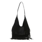 Large Capacity Casual Solid Retro Tassel Tote Bags Hot Sale Versatile Underarm Women's Bag Concise Advanced Sense Shoulder Bags - Image 7