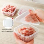 1 Set of 3 Food Storage Containers, Refrigerator Storage Boxes, Grain Storage Boxes, Plastic Sealed Containers, Large, Medium, and Small Sizes, 3-Piece Set, Lunch Box with Lid for Fruit Storage - Image 3