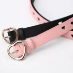 Women's belts Pin buckle belts spring and summer new women's versatile with trouser belts hollow heart shape - Image 2
