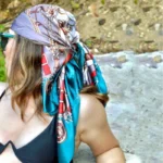 90*90cm Square Silk Scarves Women Hijab Shawls Fashion Print Kerchief Femme Head Scarf Foulard Bandana Beach Pareo - Image 3