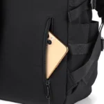 Simple solid color backpack,  travel backpack, plenty of storage space, very suitable for commuting, school, work and going out. - Image 15