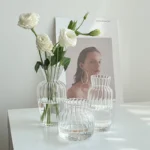 Glass Vase Transparent Flower Vase Flowers Bottle Hydroponics Plant Flower Vases Wedding Desktop Home Decor Florero Mother's Day - Image 3