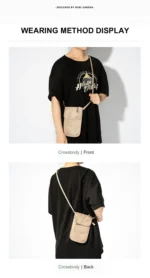 Travel document bag Lightweight multi-functional storage bag Passport holder mobile phone storage Waterproof anti-theft bag - Image 20