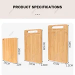Wooden Chopping Boards Cutting Serving Board Double-sided Available Wooden Thick Boards for Chopping Charcuterie Serving Boards - Image 2