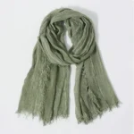 2025 New men's Scarf Vertical Stripe Scarves Light Weight Head Scarves Fashion Fringe Scarves - Image 6