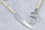 New Design Dinnerware 4 In 1 Set Stainless Steel 18/8(304) ABS Handle With Rivets Top Mirror Polishing Cutlery Sets For Kitchen - Image 23