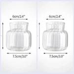 Glass Vase Transparent Flower Vase Flowers Bottle Hydroponics Plant Flower Vases Wedding Desktop Home Decor Florero Mother's Day - Image 16