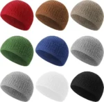Women's Hats for Autumn&Winter-Comfortable Stylish Versatile Warm-Keeping Hairstyle-Protecting Knitted Satin Woolen Hats - Image 28