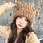 Fashionable And Cute Hat with Cat Ears for Women, Perfect for Autumn And Winter to Keep Warm - Image 12