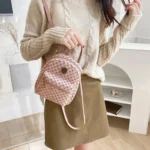 Women's Handbag Single Shoulder Crossbody Bag Double Shoulder Backpack Fashion All-matching Large Capacity Leisure Backpack - Image 10