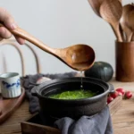 Wooden Kitchenware Cooking Shovels Spoon Colander Kitchen Utensils Set Household Cutlery Rack Teak Natural Wood Cookware - Image 6