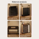 Display Foldable Shoe Racks Organizer Cabinet Portable Luxury Shoe Racks European Shelf Meuble Chausssure Home Furniture - Image 2