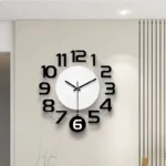 Modern wall clocks with silent pendulum function are suitable for living rooms, offices, bedrooms, and home decor