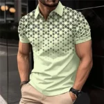 Summer T Shirts for Men 2026 Short Sleeve Men's Clothing Collar 3D Printing Plain Shirt Striped Polo Tees Fashion Pullover Tops - Image 39