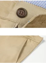 Men's Classic Stretch Casual Pants Business Office Straight Male Pants Brand Clothing Fashion Soft Cozy Trousers Solid Color - Image 19