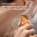 Electric Shaver for Men Mini Portable Razor Rechargeable Wet/Dry Facial Beard Trimmer Intelligent Digital Shaving Machine - Image 3