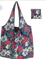 Tote Bags Flower Print Women's Grocery Handbags Outdoor Foldable Shopper Eco Shopping Bag Reusable Storage Bag Organizer Bags - Image 20