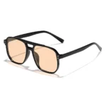 Vintage Men Women Big Sunglasses Men Square Shades Brand Designer Unisex Sun Glasses Black Lense Male Female Sunglasses UV400 - Image 9