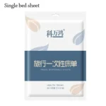 3 / 4-Piece Disposable Bed Sheet Dirty Proof Bedding Set Duvet Cover Pillowcase Thickened Non-Woven Isolation Sheets Travel - Image 13
