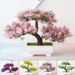 Artificial Plants Bonsai Small Tree Pot Fake Plant Flowers Potted Ornaments For Home Room Table Decoration Hotel Garden Decor - Image 20
