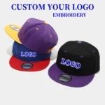 Personalized Logo Design Baseball Caps Custom Logo Sorority Cap Embroidery Monogram Color Block Baseball Caps Hip Hop Hats