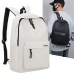 Backpack Simple New Style College Style Small Backpack Travel Lightweight Korean Version Junior High School Double Shoulder Bags