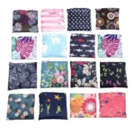 Tote Bags Flower Print Women's Grocery Handbags Outdoor Foldable Shopper Eco Shopping Bag Reusable Storage Bag Organizer Bags - Image 4