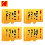 KODAK Micro SD Card RED Memory Card with Adapte 32GB MicroSDHC 64GB MicroSDXC MicroSD C10 A1 TF Flash Cards Cartao De Memoria