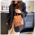 Backpack for Women Fashion Retro Brown Women Shoulder Bags Cute Backpacks Back To School Bags Designer Bags Mochilas De Hombre - Image 15