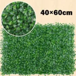 Artificial Plant 40x60cm Walls Foliage Hedge Grass Mat Greenery Panels Fence Home Oenament Fake Plants - Image 2