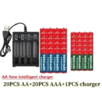 Best 1.5V AA9800mAh+AAA8800mAh+USBcharger 1.5V Rechargeable Nickel Hydrogen Battery, Used for Electronic Toys Camera Batteries - Image 18