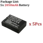 2050mah EN-EL14a EL14 CAMERA BATTERY EN-EL14 For Nikon P7000 P7100 P7800 P7700 D3100 D3200 D3300 D3400 D3500 D5600 D5100 D5300 - Image 8