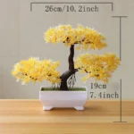 Artificial Tree Bonsai Simulation Plants Pot Plants for Garden Table Home Room Bedroom Decoration Outdoor Fake Plant Ornaments - Image 4