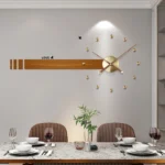 Spain Large Wall Clock Modern Design Metal Luxury Wall Watches Clocks DIY Home Decor Silent Living Room Orologi Da Parete Gift