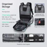 Mark Ryden ABS Anti-theft Outdoor Customised Laptop Bags Password Lock Travel Cycling Motorcycle Bags - Image 14