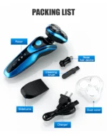 Electric Shaver Rotary Shaver Electric Razor Beard Trimmer Rechargeable Hair Cutting Shaving Machine Clipper for Men Waterproof - Image 22