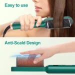 Hair Straightener Brush Electric Hot Comb Hair Straightener Hair Brushes Comb Hot Heating Comb Multifunction Hair Straightener - Image 4