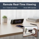 Digital Clock Camera 1080P FHD Wireless WiFi Cameras with Night Vision 2600mAh Battery APP Control Motion Detection Camcorders - Image 3