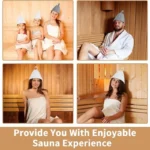 Sauna Hats, Sauna Caps Sauna Hats Sauna Accessories Felt Sauna Cap for Men and Women Home Sauna Steam Cap for Steam Room - Image 13