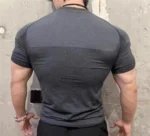 Men's Muscle Enhancing Slim Fit Long Sleeve Workout T-Shirt, Breathable Athletic Top for Gym Training Outdoor - Image 21