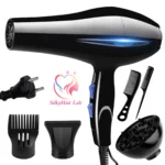 Hair Dryer 1800W Professional Powerful Hair Dryer Fast Heating Hot And Cold Adjustment Ionic Air Blow Dryer with Air Collecting
