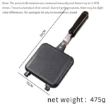 Frying Pan Sandwich Pan Mold Non-stick Double-sided Frying Pan Household Breakfast Egg Pan Waffle Sandwich Maker - Image 7