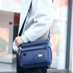Mens Crossbody Bag Single Shoulder Bags Big Capacity Multi-Pockets Storage Bag Fashion Handbag Business Crossbody Bags - Image 36