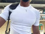 Men's Muscle Enhancing Slim Fit Long Sleeve Workout T-Shirt, Breathable Athletic Top for Gym Training Outdoor - Image 18
