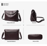 Women's Crossbody Bag Lightweight Durable Minimalist with Business Design Commuter Travel Work Daily Stylish - Image 12