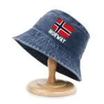 Hat Featuring a Design Inspired by Norway, Adorned with The Norwegian Flag And Lettering - a Foldable And Breathable Cap Suitabl - Image 2